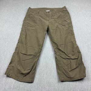 Kuhl Capri Pants Womens 12 Brown Kendra‎  Stretch Gorpcore Hiking Outdoor Camp